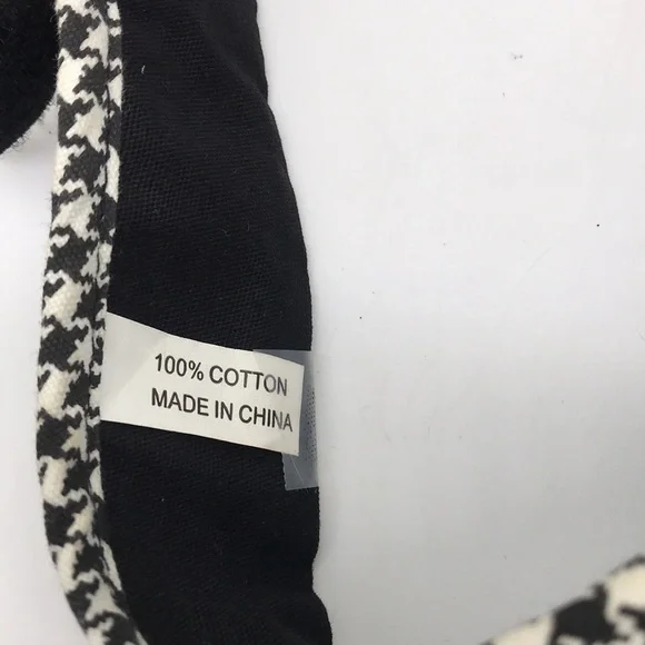 Houndstooth Women’s Velcro Adjustable Visor-100% Cotton - Picture 7 of 9